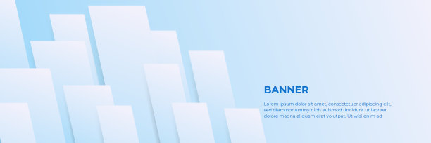 抽象的蓝色旗帜设计与蓝色几何背景。矢量插图壁纸，旗帜，背景，卡片，书插图，着陆页图片下载