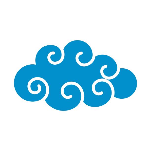 手绘中国风云祥云图片下载