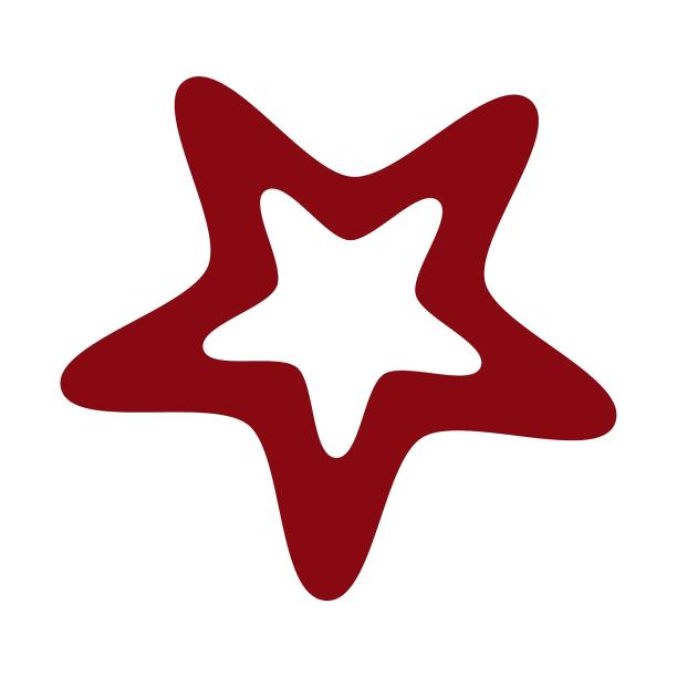 圣诞节五角星星星红色图片下载