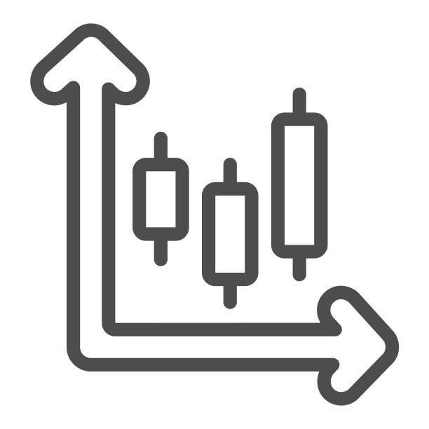 动态条形图线条图标，图表概念，带白色背景列的图形矢量标志，移动概念和网页设计的轮廓样式图标。矢量图形图片下载