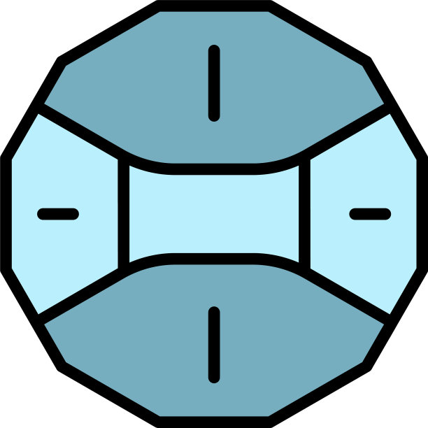 爱宝石图标颜色轮廓图片下载