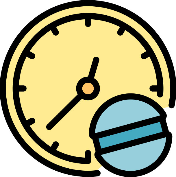 胰岛素时间使用图标颜色轮廓图片下载