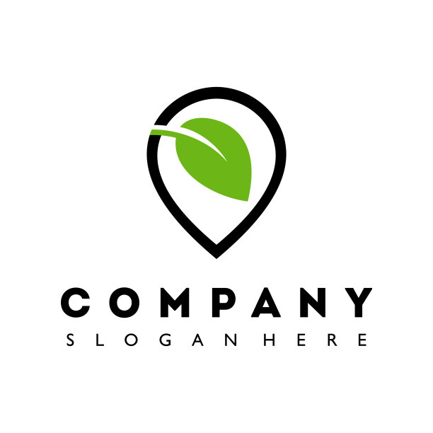 点叶子图标Logo设计模板插图向量图片下载