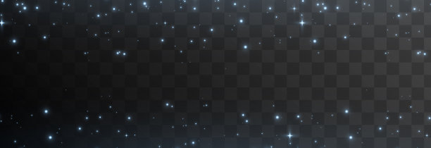 向量魔法光芒。神奇的蓝色尘埃从天而降。闪闪发光的尘埃png。魔法,宇宙尘埃。图片下载