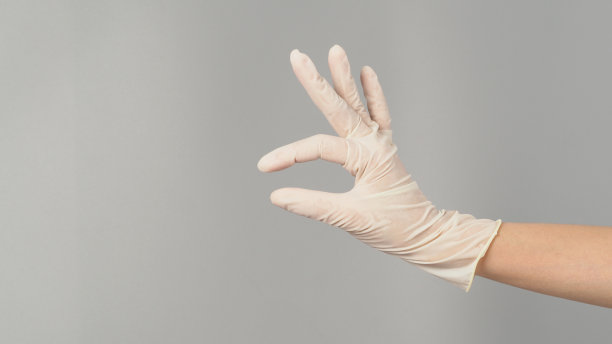 白色背景上的空手和握手指的手势。图片下载