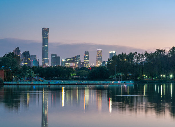 北京CBD的天际线图片下载