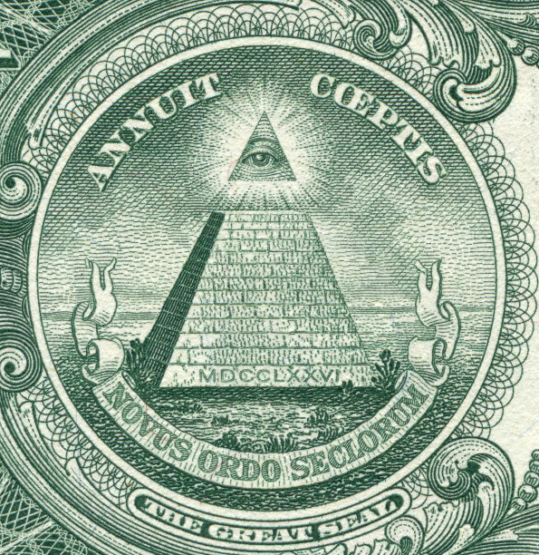 上帝之眼盯着美元图片下载