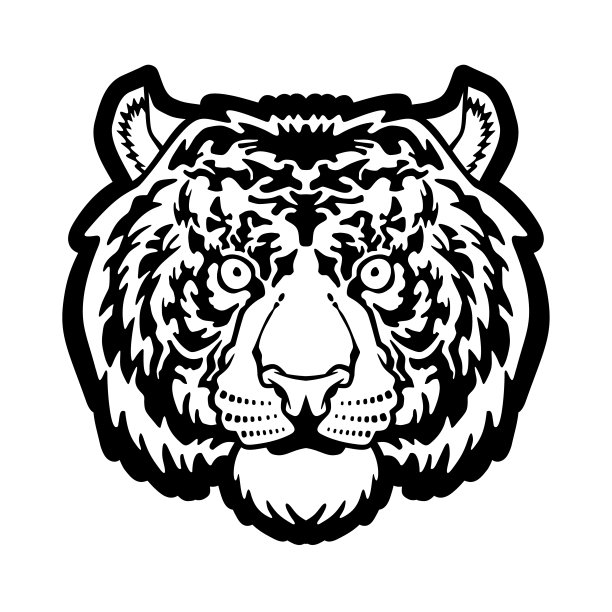 老虎，野猫头大。图片下载