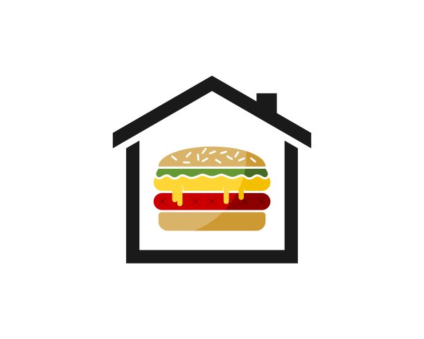 简单的商店，里面有美味的汉堡图片下载