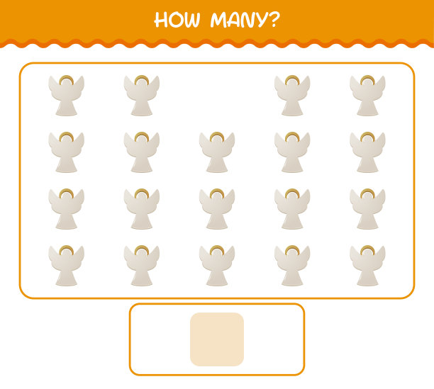 多少卡通圣诞装饰。计算游戏。学龄前儿童和幼儿的教育游戏图片下载