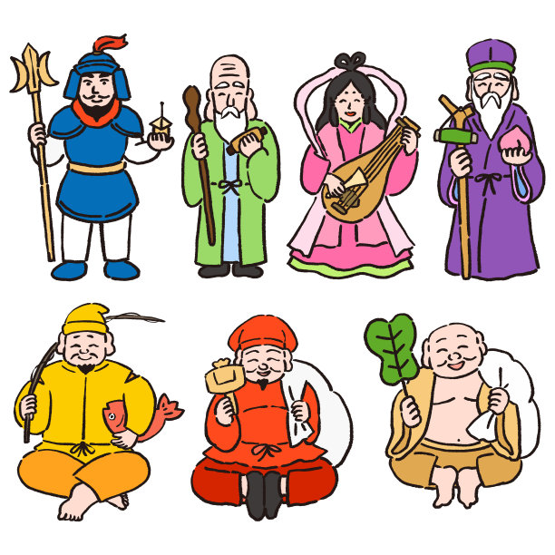 一套七神的好运图片下载