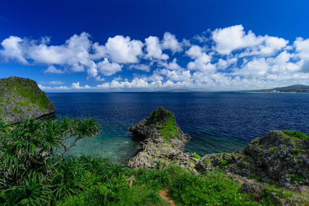 日本冲绳的前田角图片下载