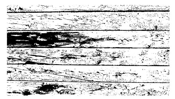 旧的风化木质表面与旧油漆垃圾纹理图片下载