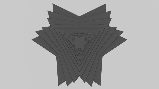 灰色纹理几何形状。抽象插图，3d渲染。图片下载