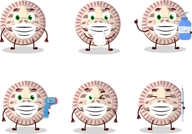 一张香草饼干卡通设计风格的图片图片下载