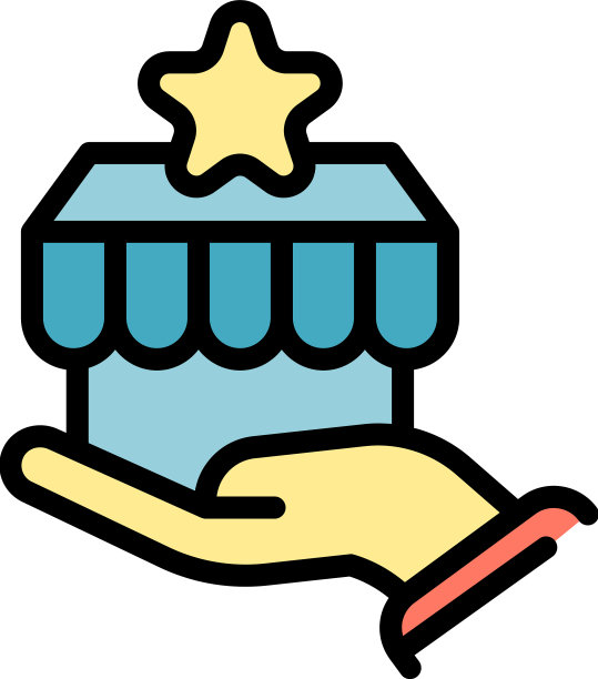 保持商店图标的颜色轮廓图片下载