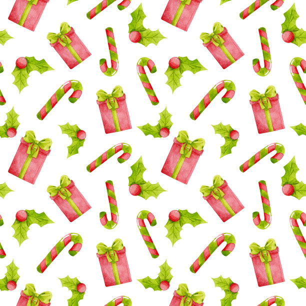 白色的圣诞礼物图片下载