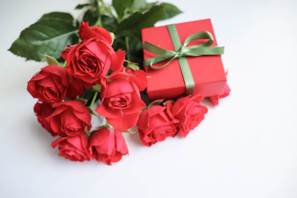 花束和空白的文字图片下载