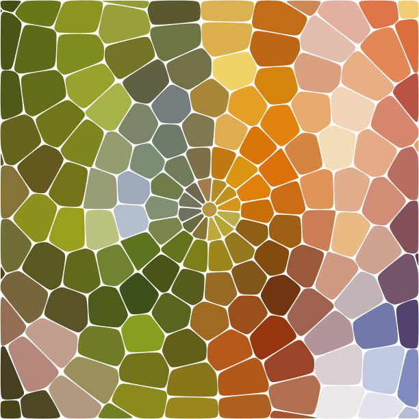 抽象的插图。五彩缤纷的几何图案。马赛克墙纸背景，纹理，织物，装饰或装饰设计图片下载