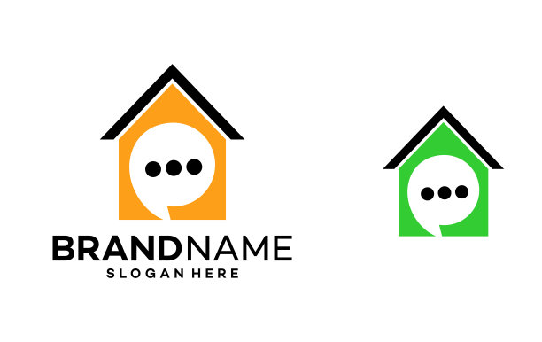 咨询屋图标元素。首页Logo设计模板插图矢量图片下载