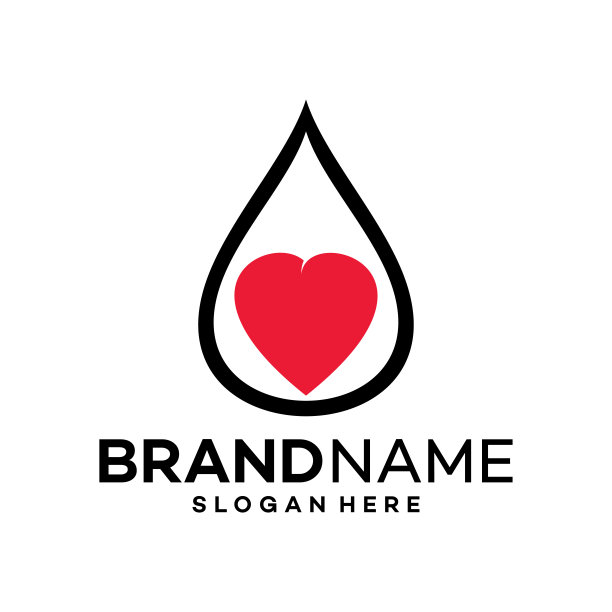 水爱图标标志设计模板插图矢量图片下载