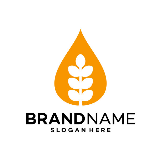 水农业图标标志设计模板插图矢量图片下载