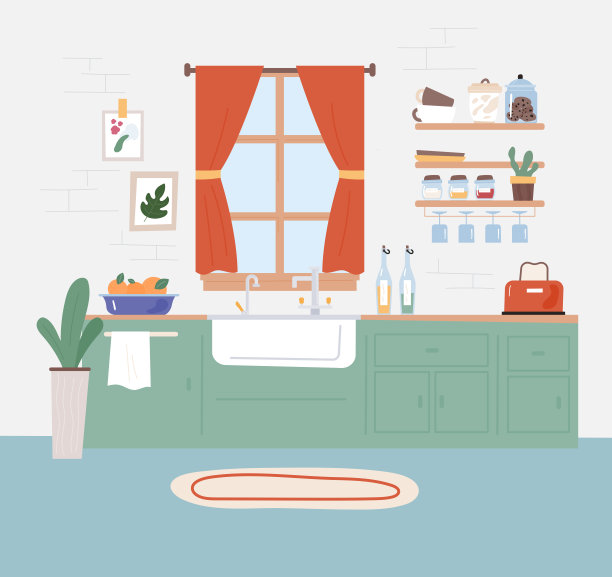 厨房内图片下载