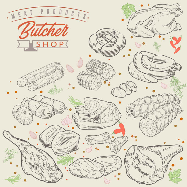 肉制品及香肠图片下载