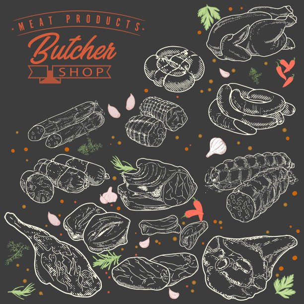 肉制品及香肠图片下载