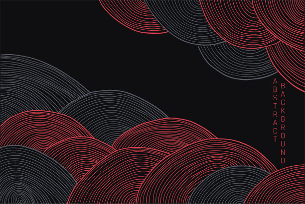 日本风格的景观排列在波浪中图片下载