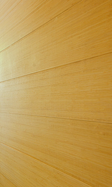 黄色木板墙，有轻微划痕纹理图片下载