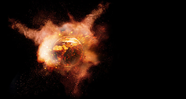 全球气候变暖的概念图片下载