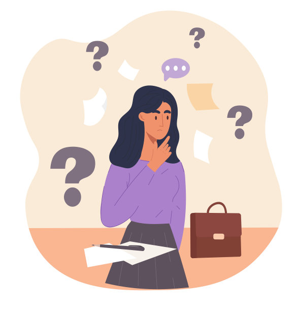 迷惑女人的概念图片下载