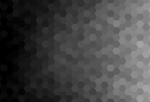 六边形形状模式黑灰色梯度图片下载