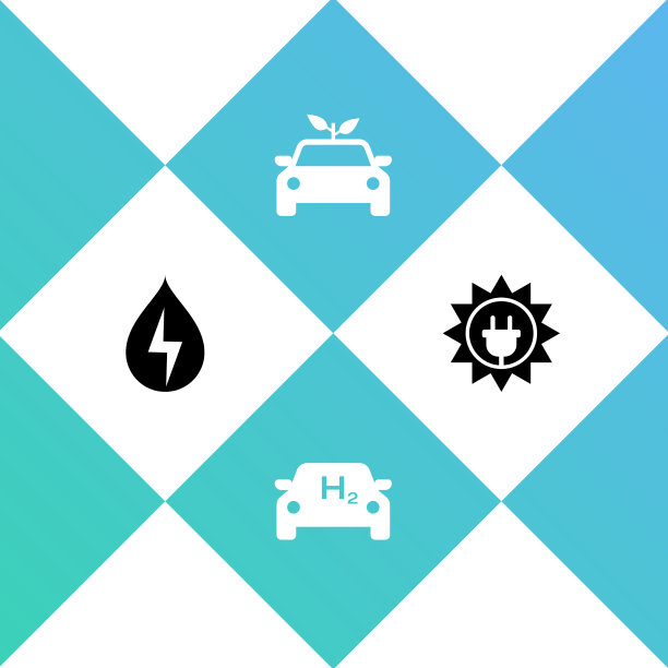 设置水能氢能源汽车生态概念驱动图片下载