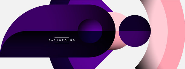 几何抽象背景圆形形状图片下载