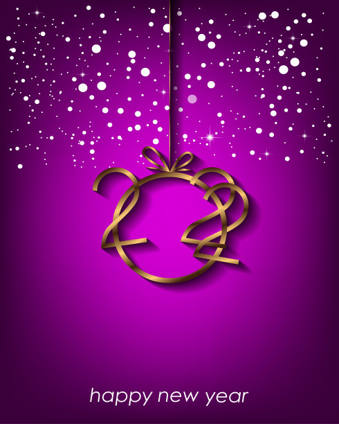 2022年新年快乐背景。图片下载