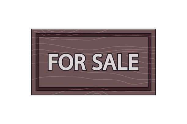 有铭文的木制标志出售，向量图片下载
