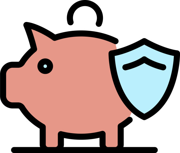 储蓄罐保护图标颜色轮廓图片下载