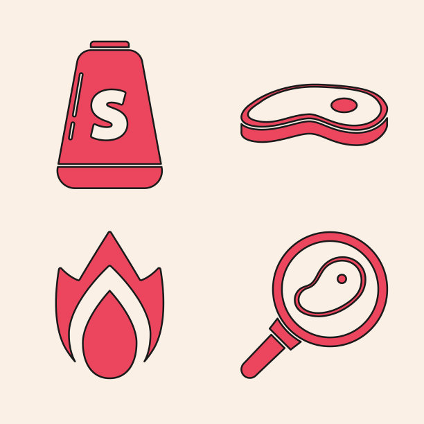 将牛排放入煎锅中，腌制牛排图片下载