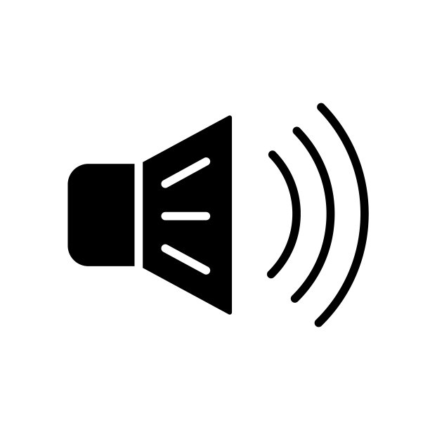 扬声器图标矢量设计模板图片下载