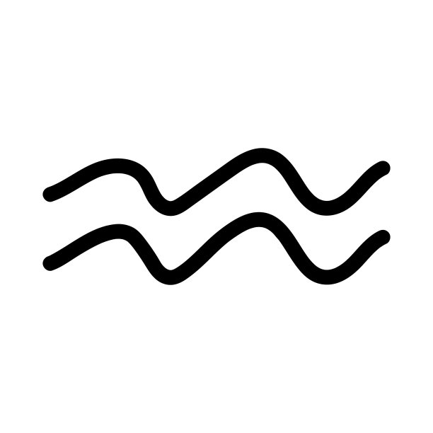 矢量手绘涂鸦素描水瓶座星座图片下载