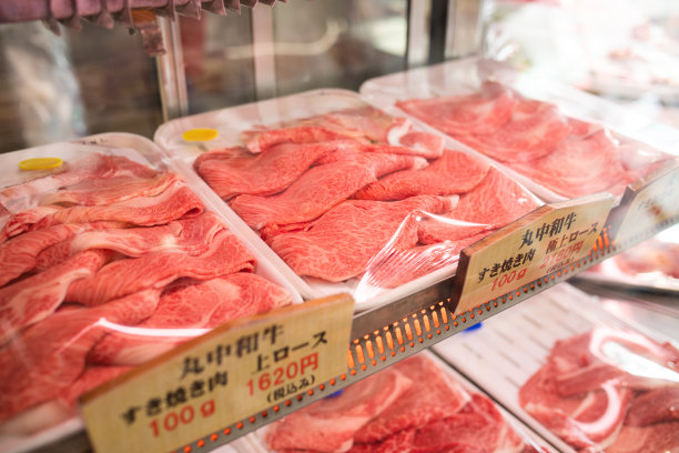 世界著名的松阪牛肉出售图片下载