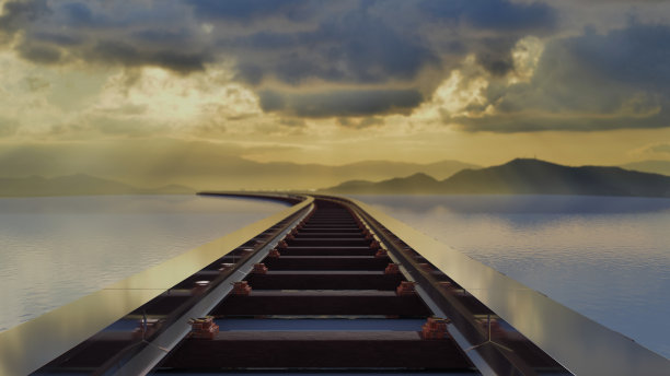 火车在洪水图片下载