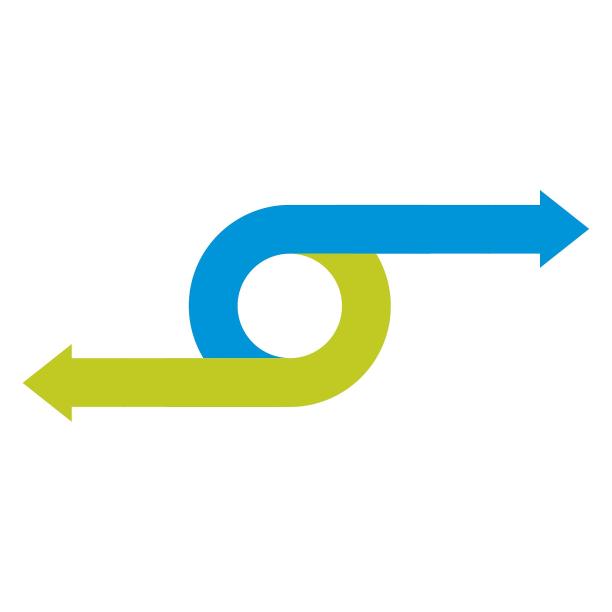 PPT箭头指向循环方向相反图片下载