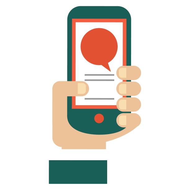 手拿着手机聊天对话网上聊天图片下载