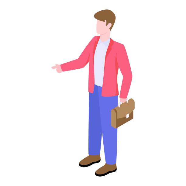 手绘人物上班沟通图片下载