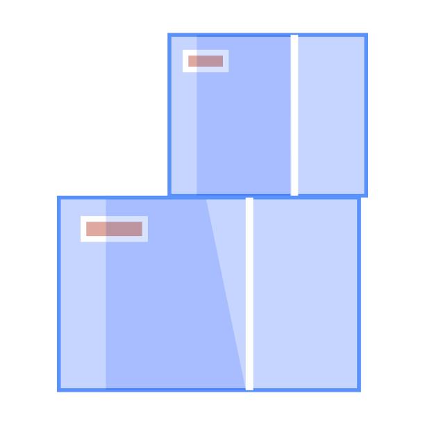 手绘箱子纸箱快递箱图片下载
