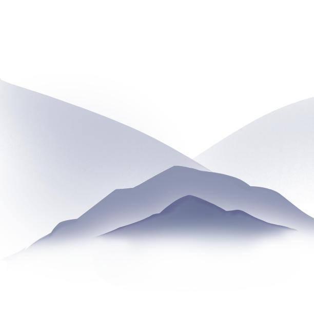 卡通简约唯美国风山水影子图片下载