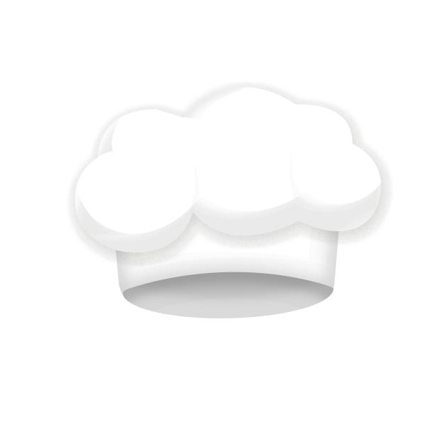 厨师帽简笔画素材儿童插画白色帽子厨师图片下载